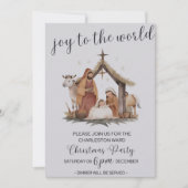 Uitnodiging voor LDS Christmas Ward Party (Voorkant)