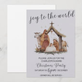 Uitnodiging voor LDS Christmas Ward Party (Voorkant / Achterkant)