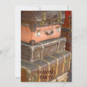 Uitnodiging voor  lederen koffers (Voorkant)