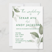 Uitnodiging voor lef Wedding (Voorkant)