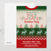 Uitnodiging voor lelijk-truie-feestje (Voorkant / Achterkant)