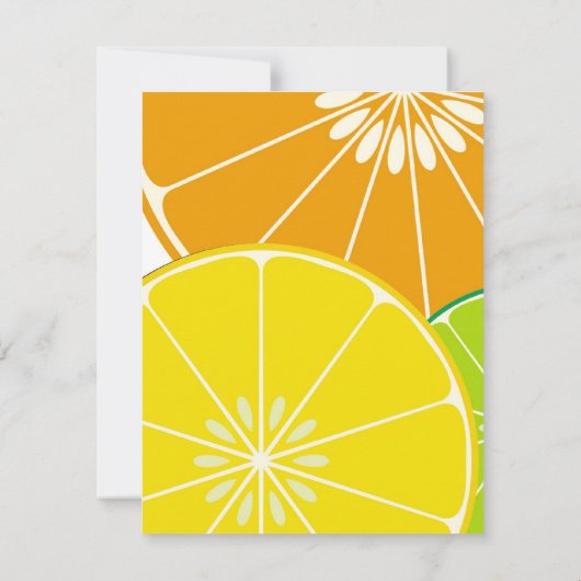 Uitnodiging voor Lemon Party (Achterkant)