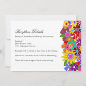 Uitnodiging voor lente-bruiloft (Achterkant)