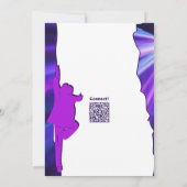 Uitnodiging voor leuk dansfeest ter gelegenheid va (Achterkant)