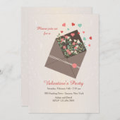 Uitnodiging voor liefde sturen (Voorkant / Achterkant)