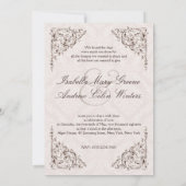 Uitnodiging voor liefdesbruiloft #V1 (Achterkant)