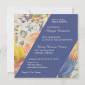 Uitnodiging voor liefdeverfde Floral Bridal Shower (Voorkant)