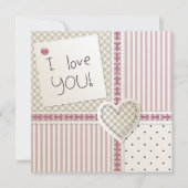 Uitnodiging voor lieve schat (Voorkant)