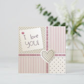 Uitnodiging voor lieve vriendjes (Staand voorkant)