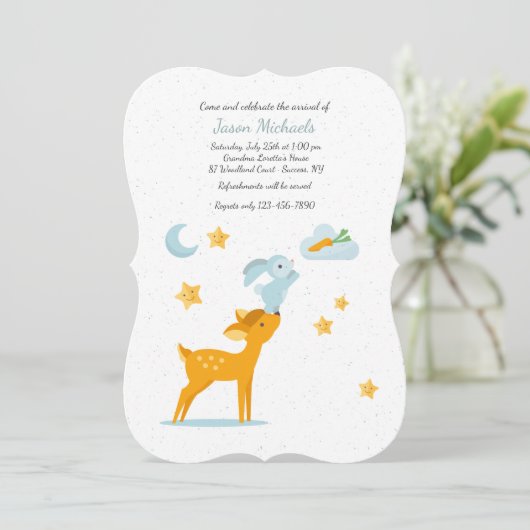 Uitnodiging voor lift helpen (Staand voorkant)