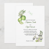 Uitnodiging voor Limoen (Voorkant / Achterkant)