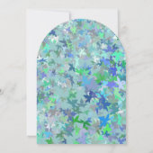 Uitnodiging voor limoen- en blauwe-olievlekken (Achterkant)