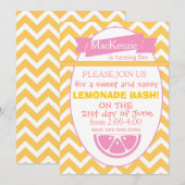 Uitnodiging voor limonade (Voorkant / Achterkant)