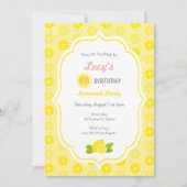 Uitnodiging voor limonade (Voorkant)