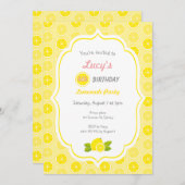 Uitnodiging voor limonade (Voorkant / Achterkant)