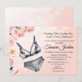 Uitnodiging voor lingerie bruidsfeest (Voorkant / Achterkant)
