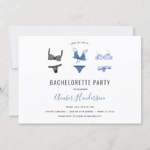Uitnodiging voor lingerie vrijgezellenfeest