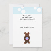 Uitnodiging voor Little Bear-verjaardag (Achterkant)