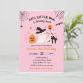 Uitnodiging voor Little Boo's 2de verjaardags Hall (Staand voorkant)