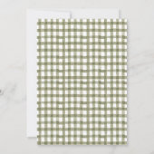 Uitnodiging voor Little Duckling-herfstbabyshower (Achterkant)