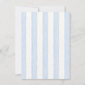 Uitnodiging voor Little Firecracker Baby Shower (Achterkant)
