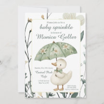 Uitnodiging voor Little Goose Baby Sprinkle