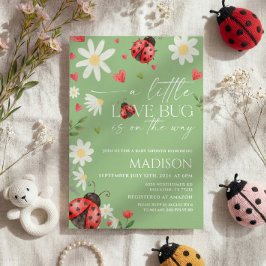 Uitnodiging voor Little Love Bug Baby Shower