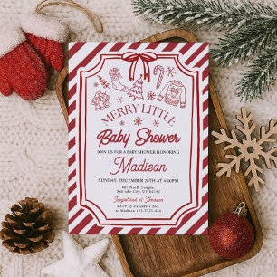 Uitnodiging voor Little Merry Baby Shower