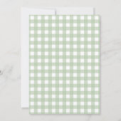 Uitnodiging voor Little Potato Baby shower (Achterkant)