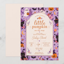 Uitnodiging voor Little Pumpkin Baby Shower
