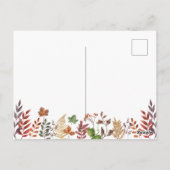 Uitnodiging voor Little Pumpkin Boy Baby Shower (Achterkant)