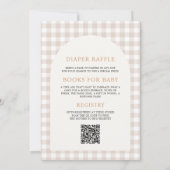 Uitnodiging voor Little Pumpkin Fall Baby Shower (Achterkant)