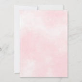 Uitnodiging voor Little Pumpkin Floral Girl Baby S (Achterkant)