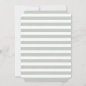 Uitnodiging voor Little Red Fox Floral Baby Shower (Achterkant)