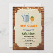 Uitnodiging voor little sprout shower (Voorkant)
