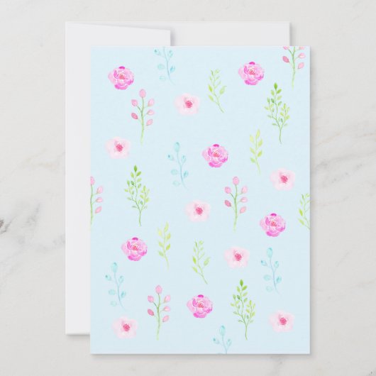 Uitnodiging voor Little Sunshine, uitnodiging voor (Achterkant)