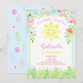 Uitnodiging voor Little Sunshine, uitnodiging voor (Voorkant / Achterkant)