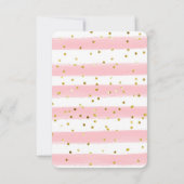 Uitnodiging voor logeerfeest voor meisjes (Achterkant)