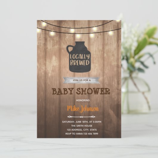 Uitnodiging voor lokale brouwerij voor themadag (Staand voorkant)