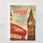 uitnodiging voor Londen (Voorkant)