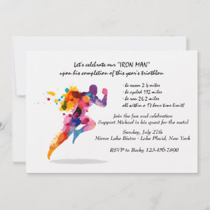 Uitnodiging voor lopend Man