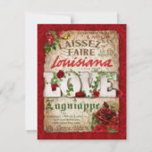 Uitnodiging voor Louisiana Party (Voorkant)