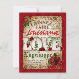 Uitnodiging voor Louisiana Party