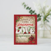 Uitnodiging voor Louisiana Party (Staand voorkant)