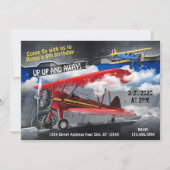 Uitnodiging voor luchtvaartuigfeest (Voorkant)