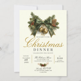 Uitnodiging voor luxe kerstdinermaal