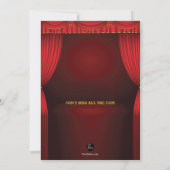 Uitnodiging voor Magic Show (Achterkant)