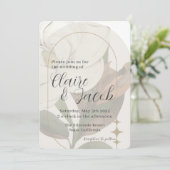 Uitnodiging voor Magnolia Wedding (Staand voorkant)