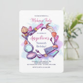 Uitnodiging voor make-up ronde (Staand voorkant)