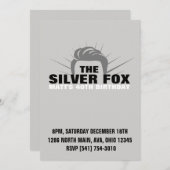 Uitnodiging voor mannen verjaardag (Voorkant / Achterkant)